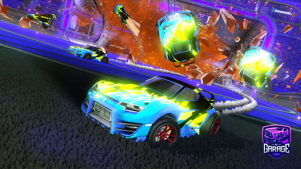 A Rocket League car design from geia_sou