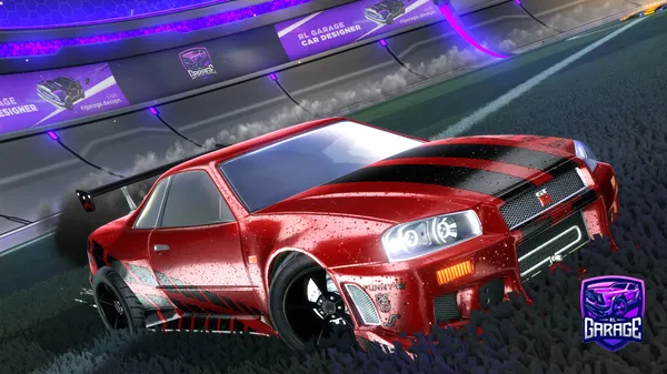 A Rocket League car design from TOXT3R