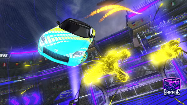 A Rocket League car design from Purifyxo