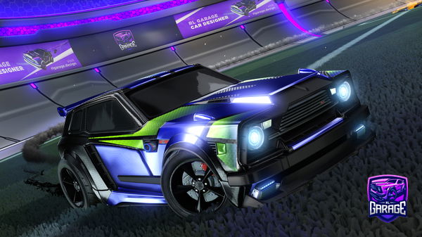 A Rocket League car design from Dirt-Nibbler