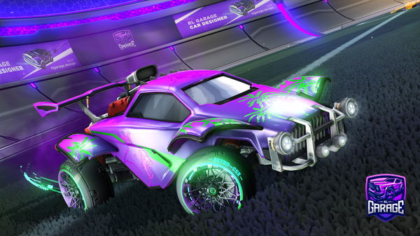 A Rocket League car design from ItsBiscuit
