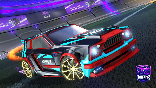 A Rocket League car design from DiDiMiTeMiRo