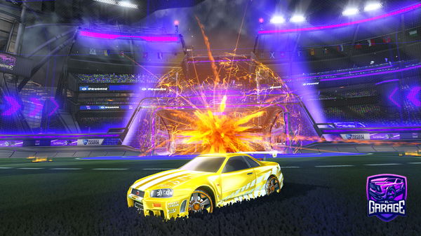 A Rocket League car design from Hakan_Beast