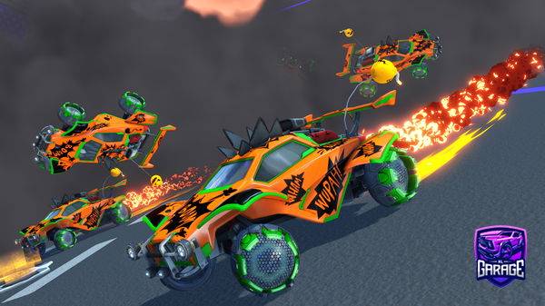 A Rocket League car design from Funkraven