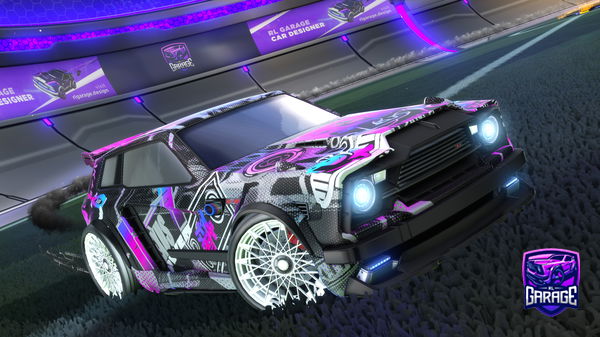 A Rocket League car design from Arkanoid727_