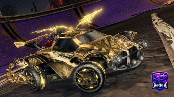 A Rocket League car design from abspielen