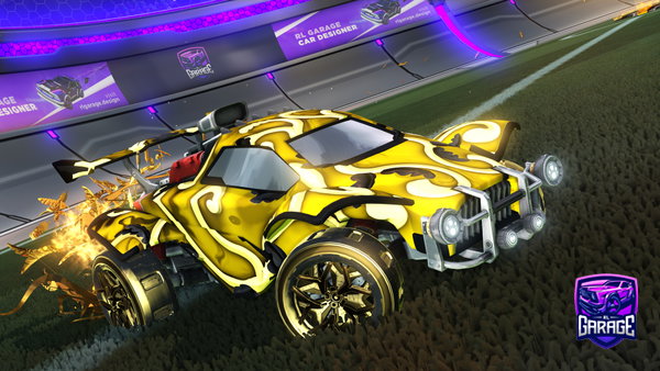 A Rocket League car design from CallMeHexa