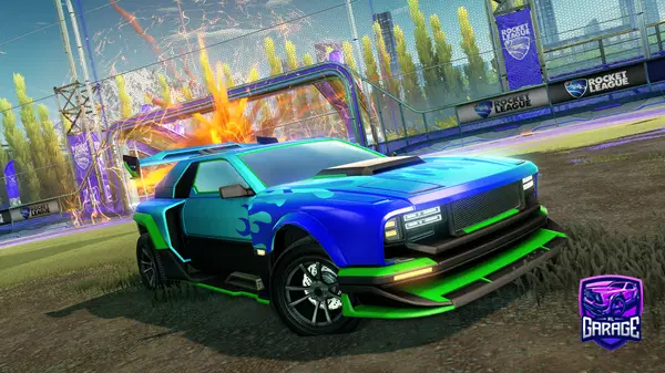 A Rocket League car design from Zenfir