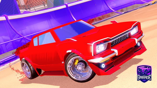A Rocket League car design from TheGreatThing