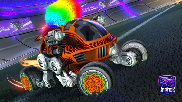 A Rocket League car design from legend077777