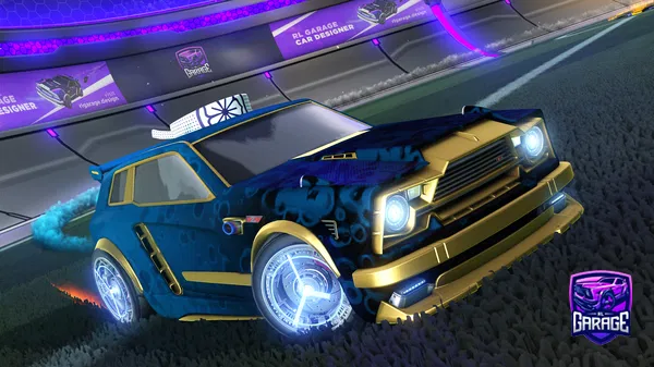 A Rocket League car design from Gizmoutatime