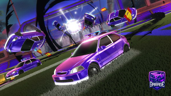 A Rocket League car design from MGR64