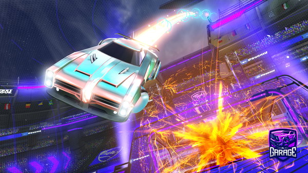 A Rocket League car design from twizzfv