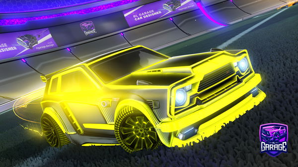 A Rocket League car design from FakeNic18