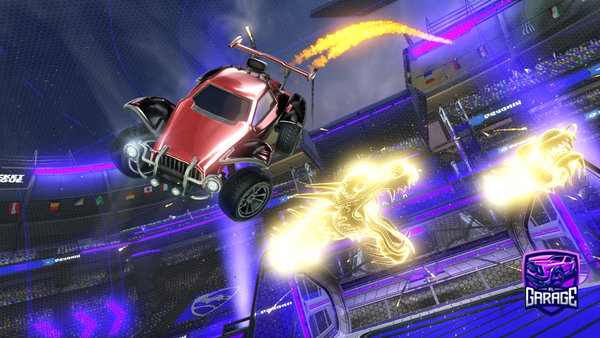 A Rocket League car design from CalamityPhoenix