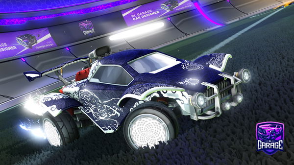 A Rocket League car design from seeko13