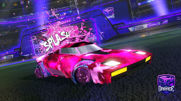 A Rocket League car design from GOLDENHALO99