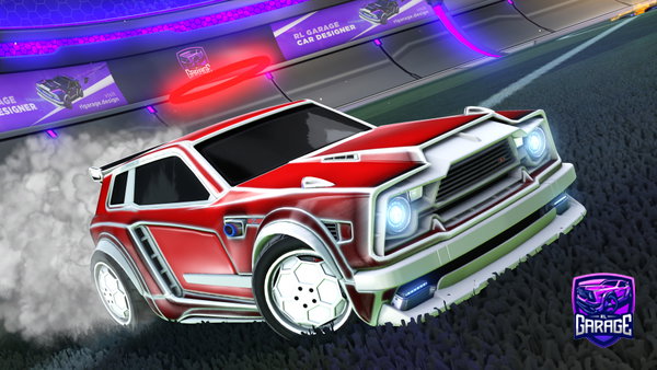A Rocket League car design from Raprukainen