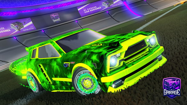 A Rocket League car design from BillyRobbo