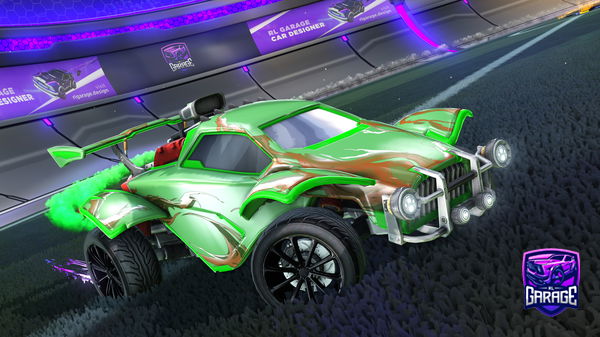 A Rocket League car design from alpha_boostRL