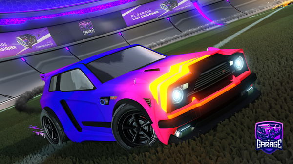 A Rocket League car design from YornDuropZz