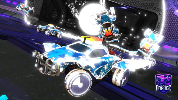 A Rocket League car design from Blitzgames25