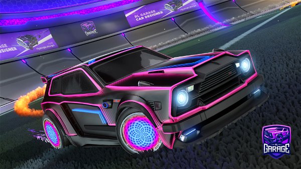 A Rocket League car design from papichulo127
