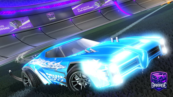 A Rocket League car design from Shadow_BlubX