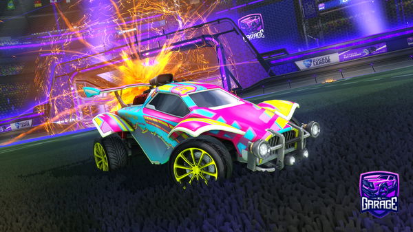 A Rocket League car design from TS9