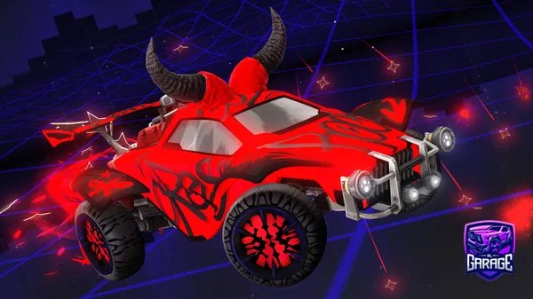 A Rocket League car design from Nugz92