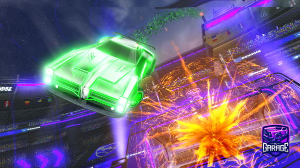 A Rocket League car design from Likezer