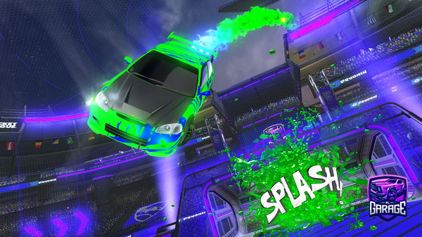 A Rocket League car design from derKonok