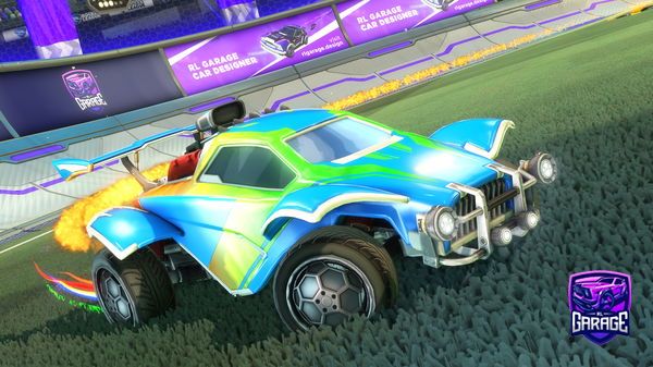 A Rocket League car design from DUCKTO14