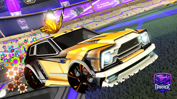 A Rocket League car design from Jellyfishes