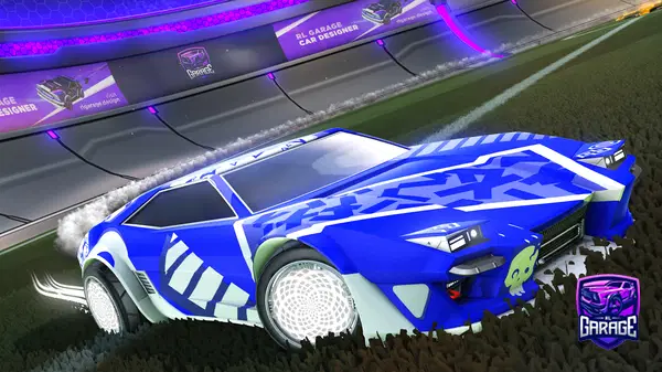 A Rocket League car design from boosted497