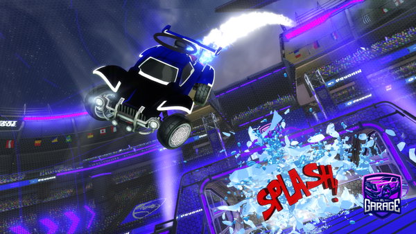 A Rocket League car design from controll133