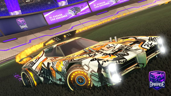 A Rocket League car design from akatotuu