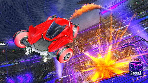 A Rocket League car design from Rafty_