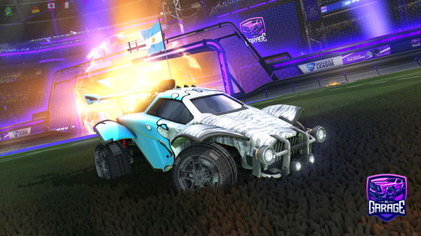 A Rocket League car design from AleZo14