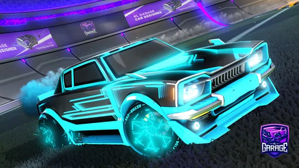 A Rocket League car design from Flerp720