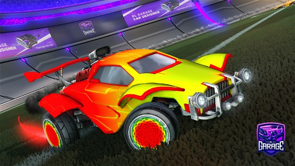 A Rocket League car design from ToxicKillah11