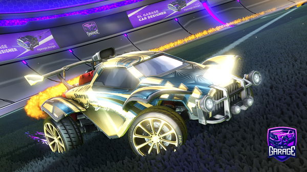 A Rocket League car design from xdOrestino