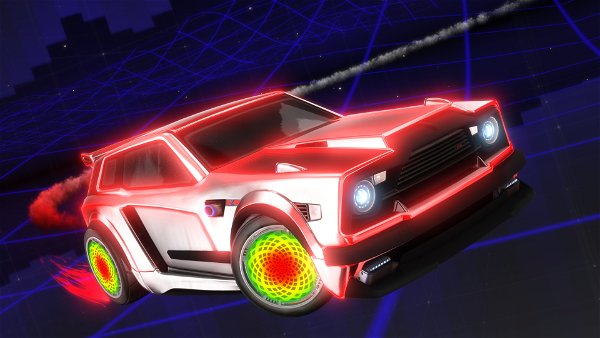 A Rocket League car design from VantablackF