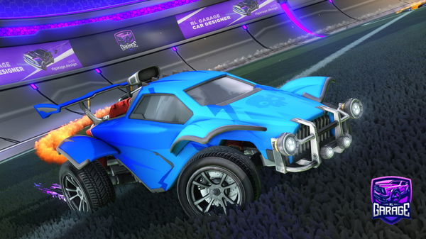 A Rocket League car design from tigas_proms