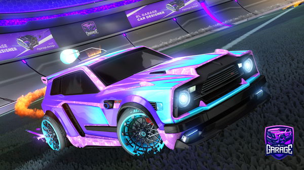 A Rocket League car design from LaughingStawk