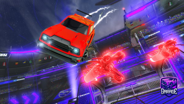 A Rocket League car design from SkyShadox