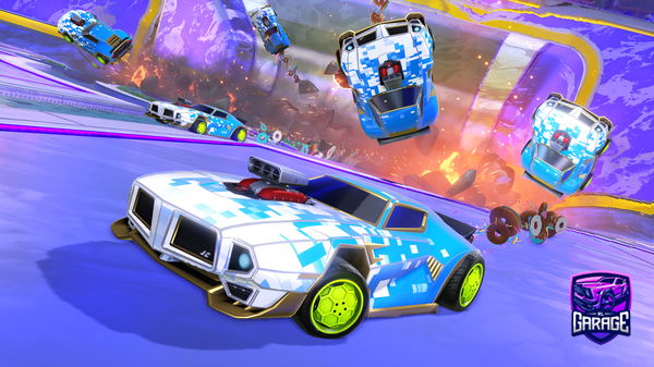 A Rocket League car design from DarthZalim