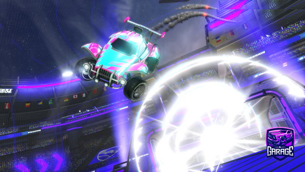 A Rocket League car design from hugood