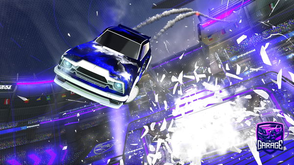 A Rocket League car design from Queen56