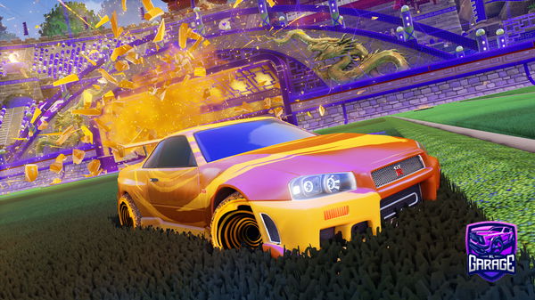 A Rocket League car design from iopnet